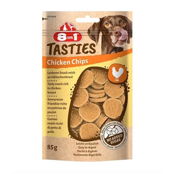 8in1 Tasties Chicken Chips Tavuk Cipsi Köpek Ödülü 85gr