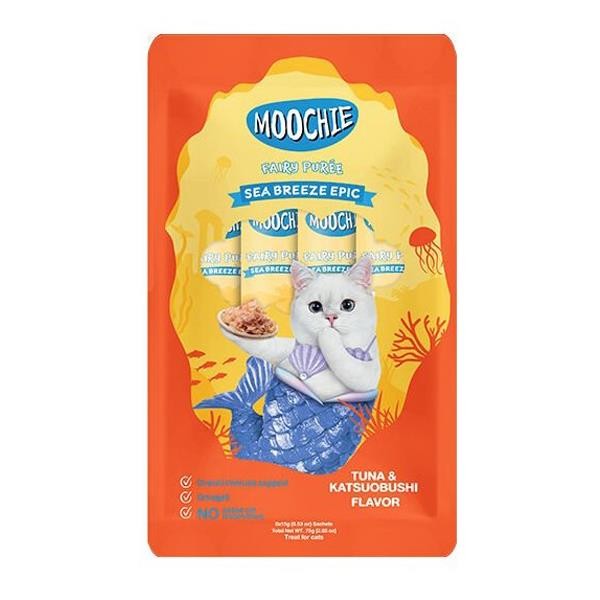 Moochie Ton Balıklı Orkinos Balıklı Sıvı Kedi Ödülü 15gr 5li