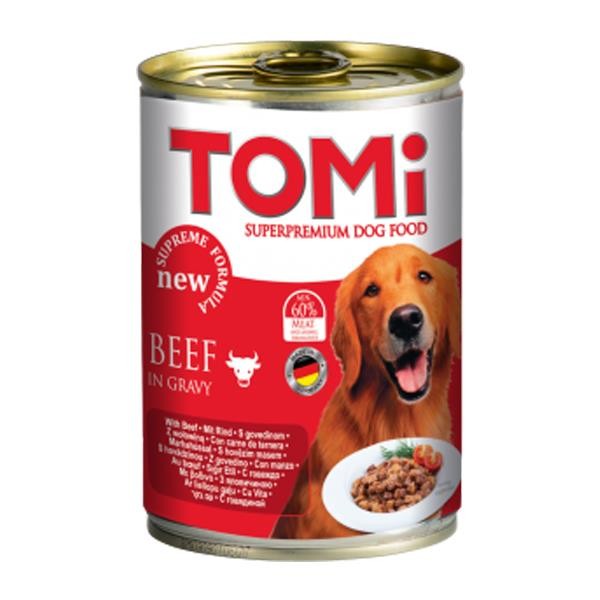 Tomi Sığır Etli Köpek Konservesi 400Gr