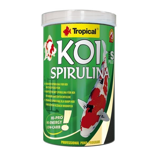 Tropical Koi Spirulina Pellet Size M 1000ml 320gr