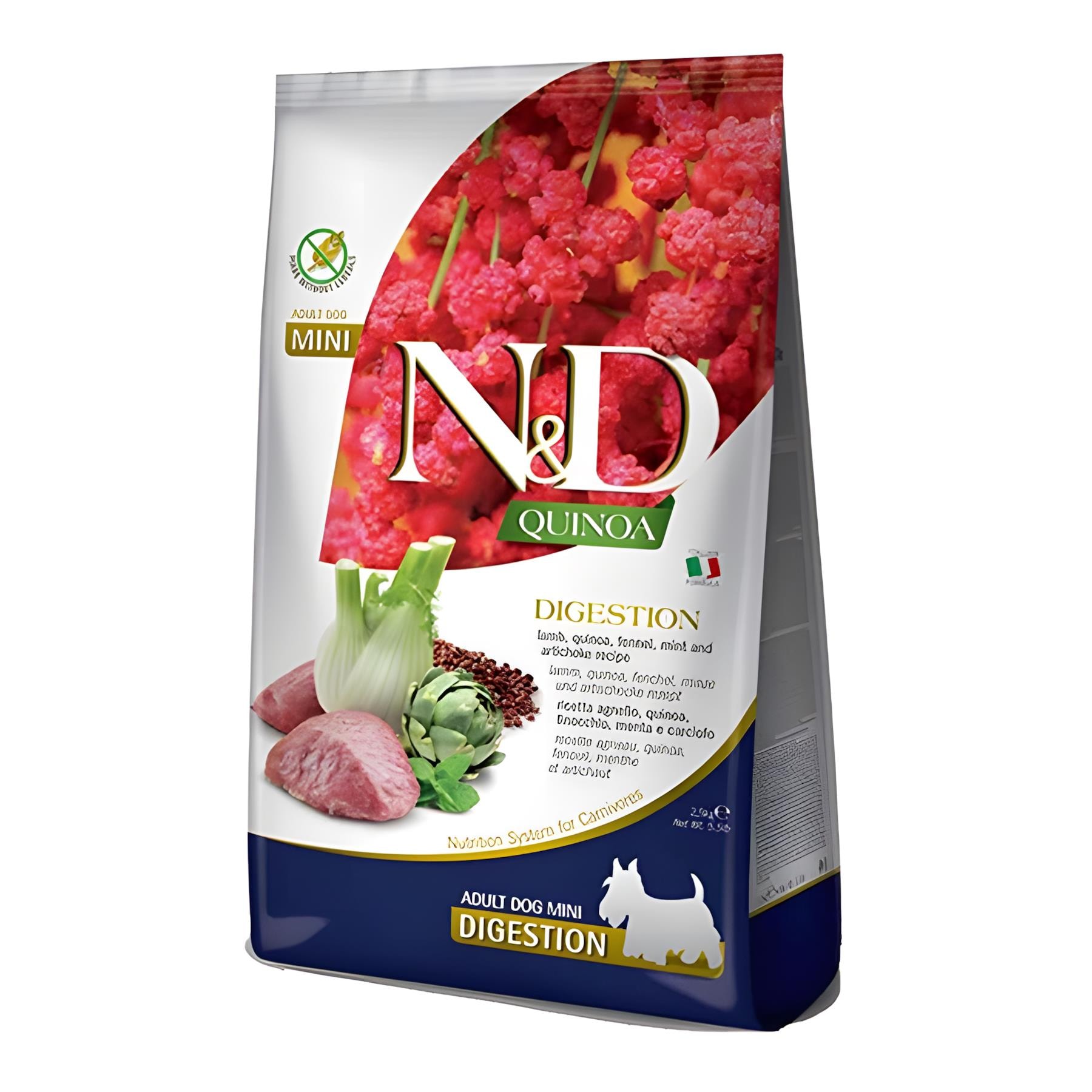 ND Quinoa Digestion Kuzulu Küçük Irk Yetişkin Köpek Maması 2,5 Kg