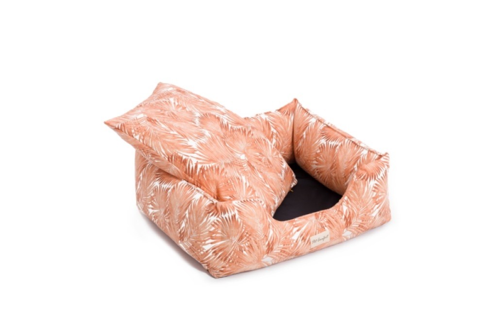 Pet Comfort Alpha  Turuncu-Beyaz Köpek Yatağı M 80x65cm