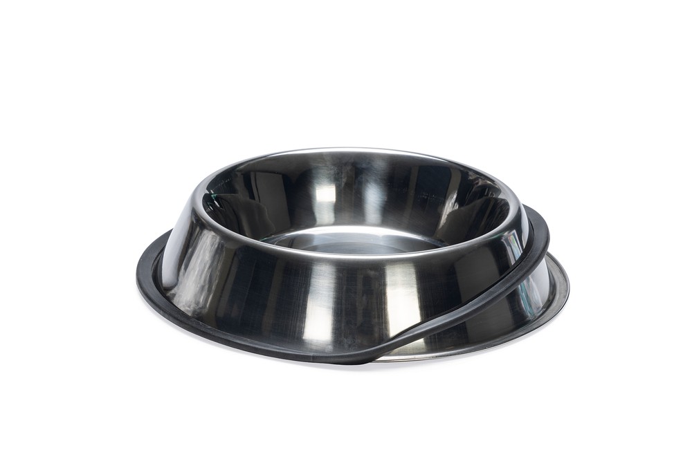 Beeztees Köpek Mama Su Kabı, Paslanmaz Çelik, Kaymaz, 22cm, 1,6L