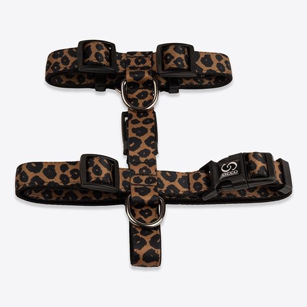 Occo Sienna Leopard H-Harness Köpek Göğüs Tasması XSmall