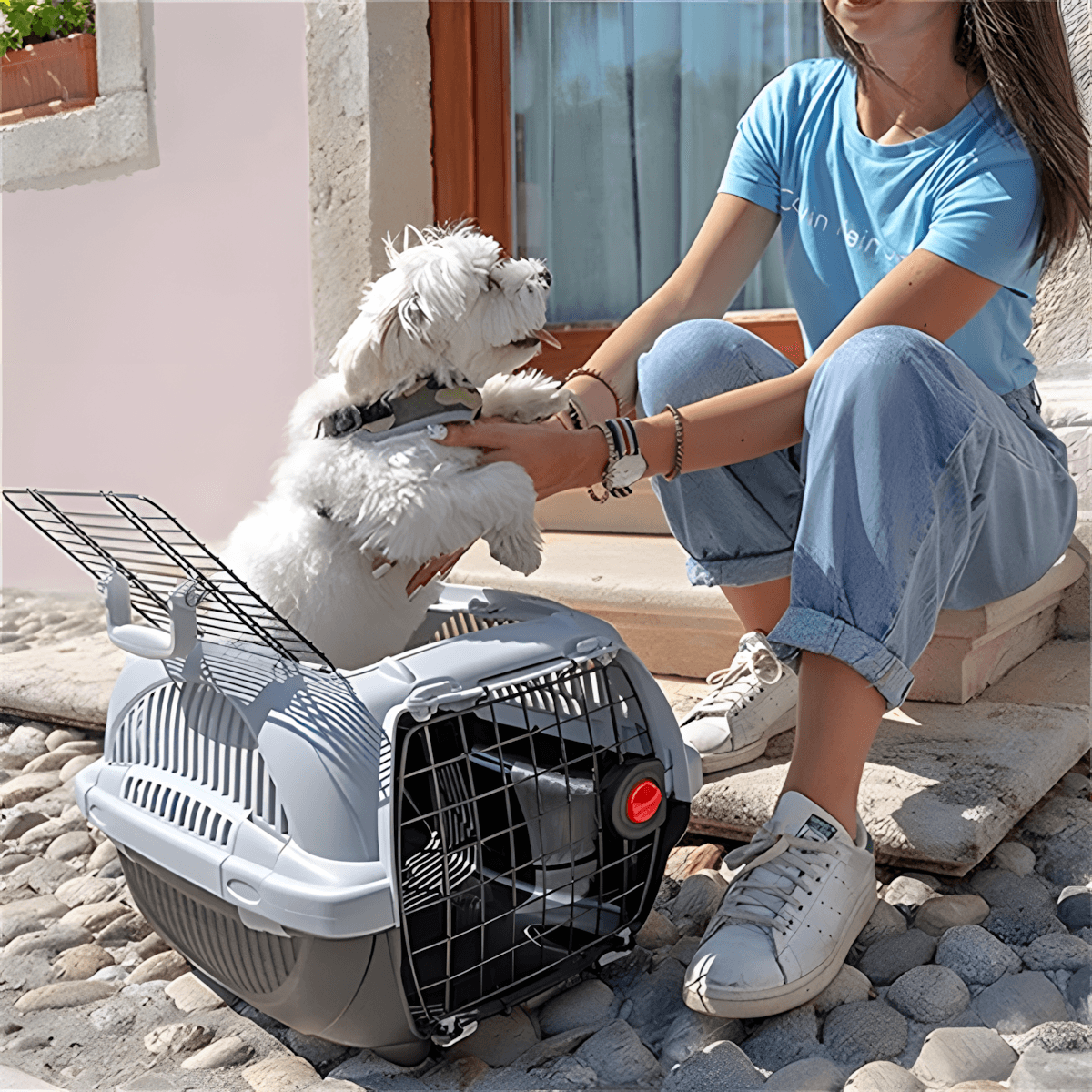 Ferplast Atlas Del 20 Açık Kedi Köpek Taşıma Çantası