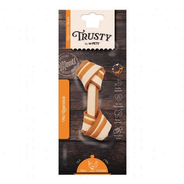 M-Pets Trusty Chicken Tatlı Patatesli Köpek Kemiği 12cm 50gr