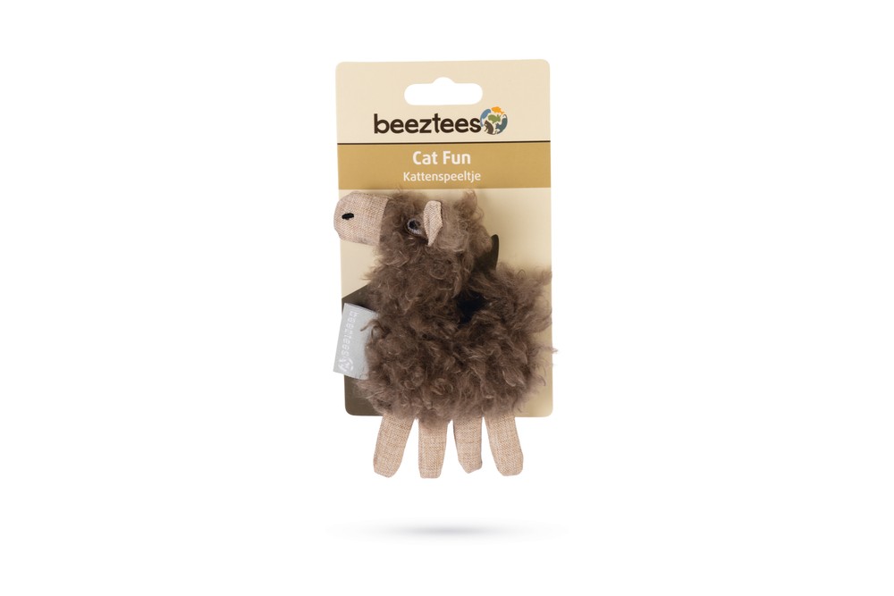 Beeztees Kedi Oyuncağı, Eşek, Peluş, Kahverengi, 13x9x3cm