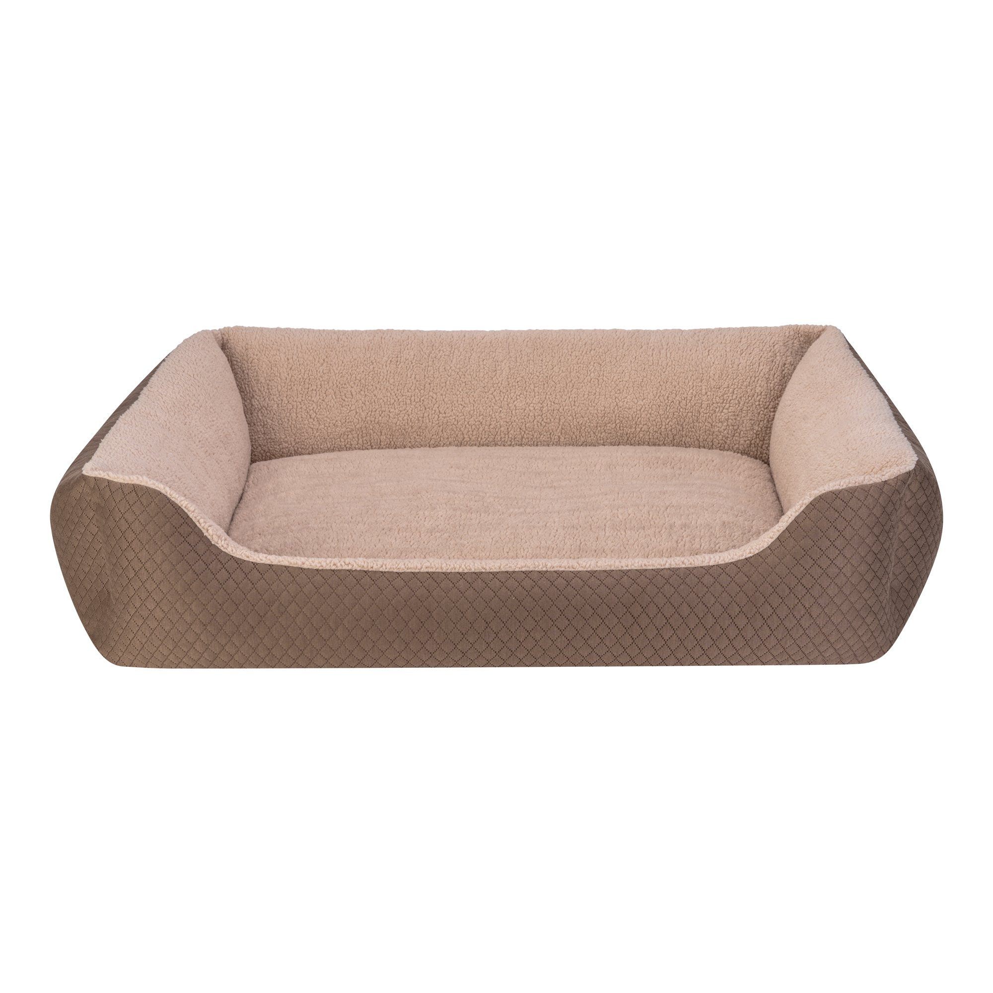 Pet Comfort Bravo Duo  Köpek Yatağı Kahverengi/Bej XL 105x80cm