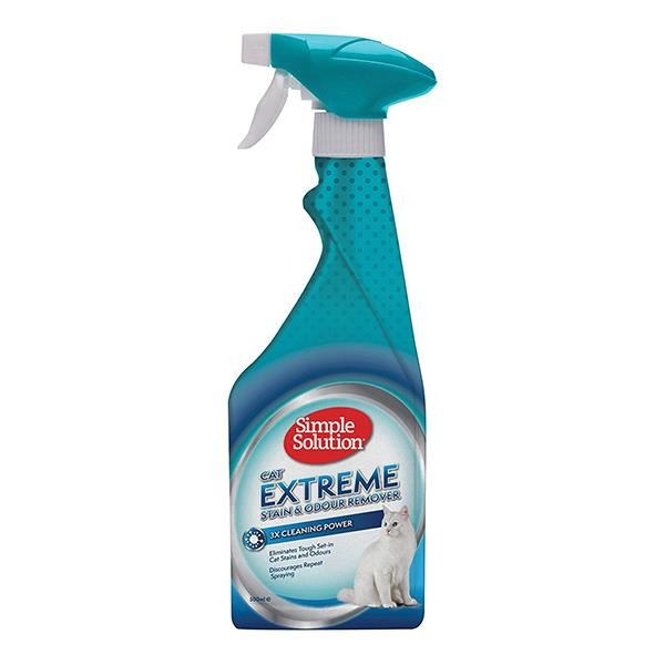 Simple Solution Extreme Kediler için 3 Kat Etkili Leke Ve Koku Giderici 500ml