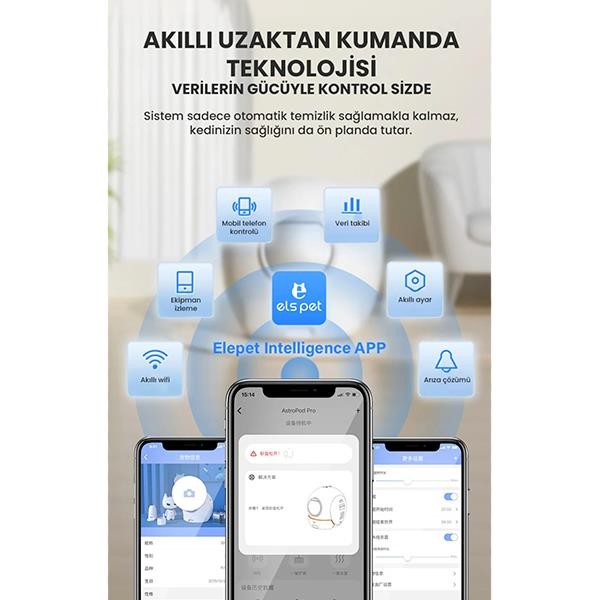Electron WA001 Otomatik Akıllı Kedi Tuvaleti