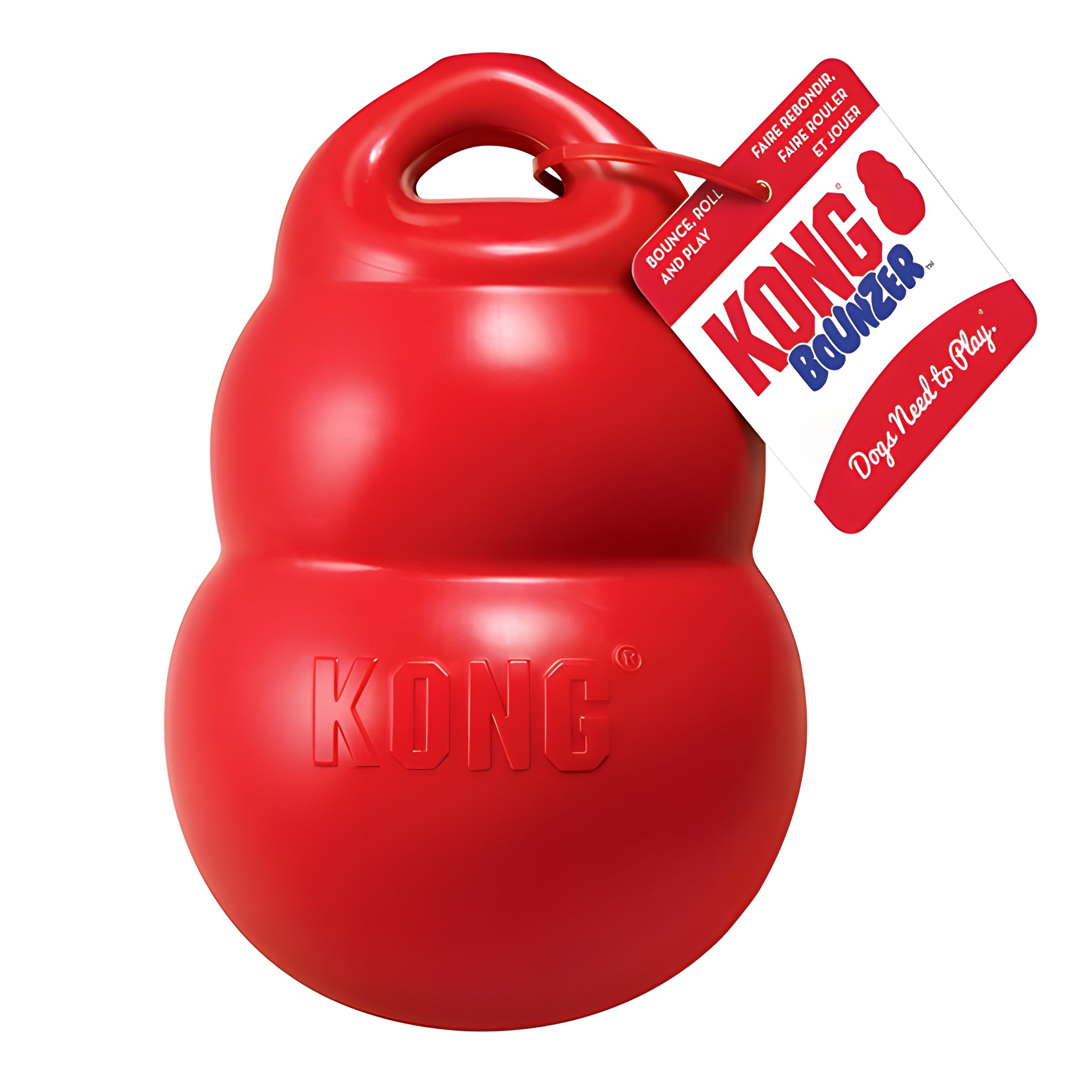Kong Bounzer Zıplayan Yumuşak Köpek Oyuncağı L 20cm 