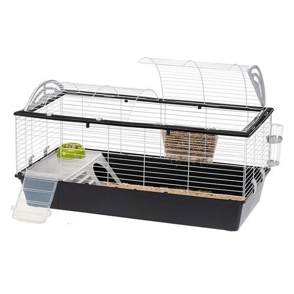 Ferplast Casita 120 Tavşan ve Guinea Pig Kafesi Beyaz 119x58x60Cm