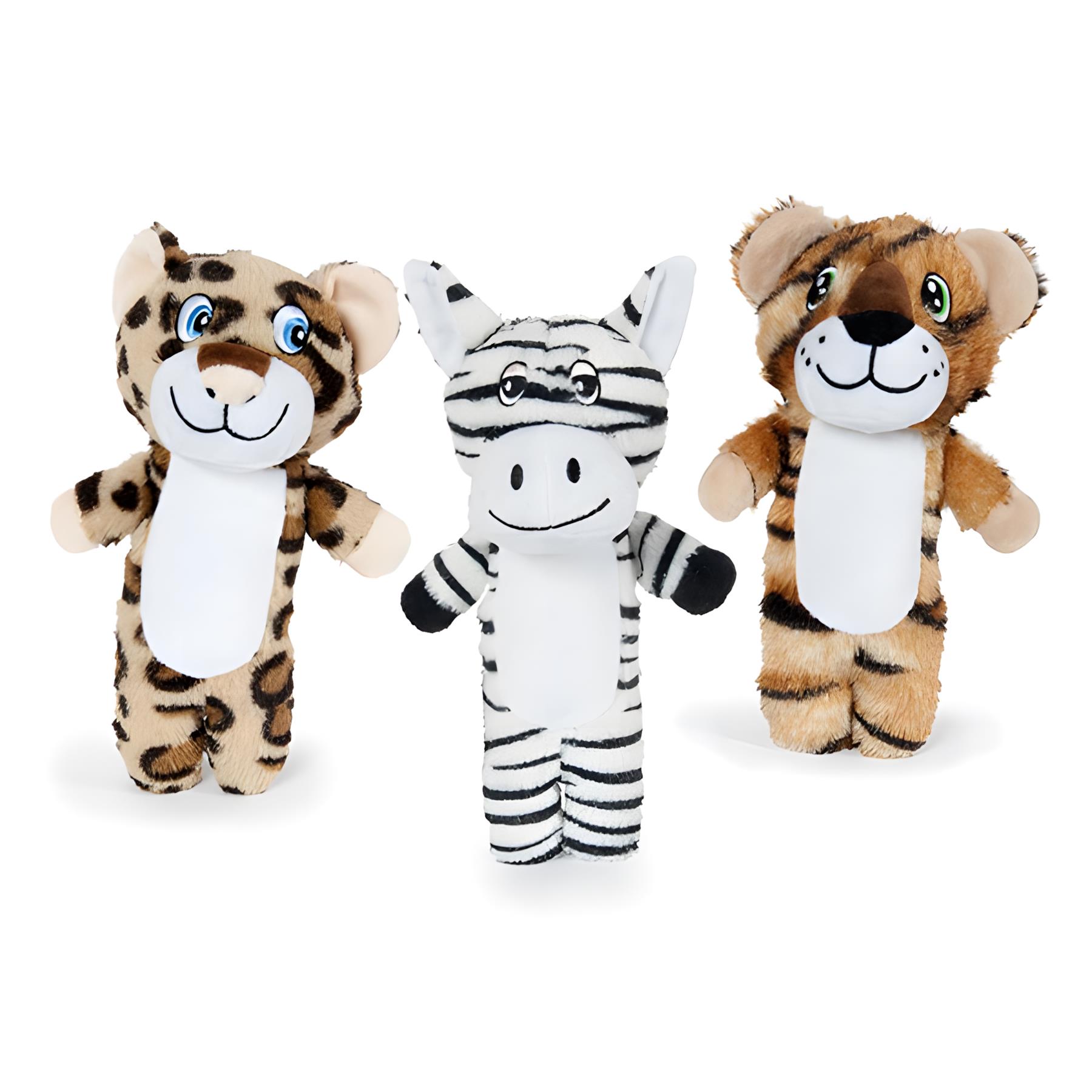 Karlie Köpekler İçin Kahverengi Peluş Leopar Oyuncak 23 Cm