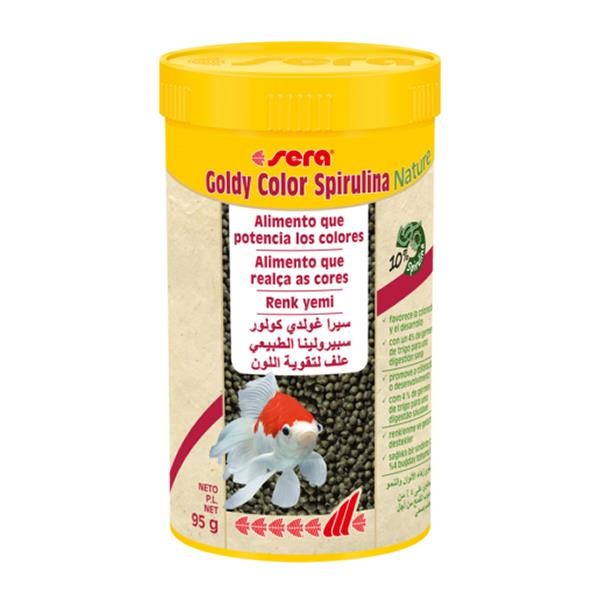 Sera Goldy Color Spirulina Nature 250 Ml 95 Gr