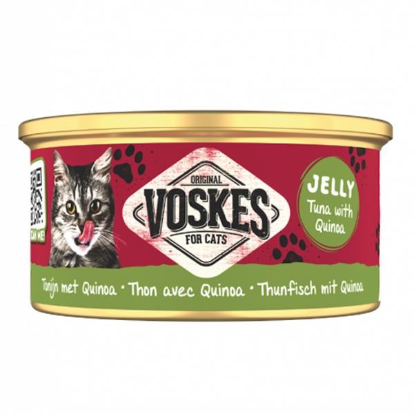 Voskes Ton Balığı ve Kinoa Konserve Kedi Maması 85gr