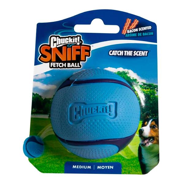 Chuckit Sniff Fetch Jambon Kokulu Köpek Oyun Topu Orta Boy