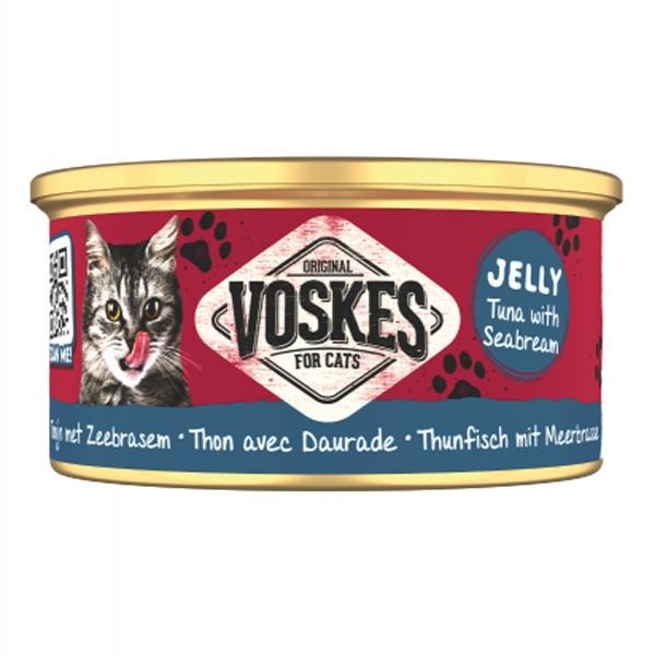 Voskes Ton Balığı ve Çipura Konserve Kedi Maması 85gr