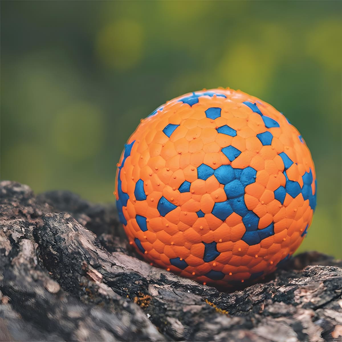 M-Pets Bloom Ball Oyun Topu Parçalanmaz Turuncu Mavi