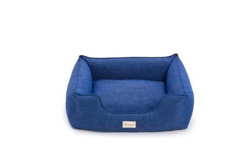 Pet Comfort Alpha  Mavi Köpek Yatağı M 80x65cm