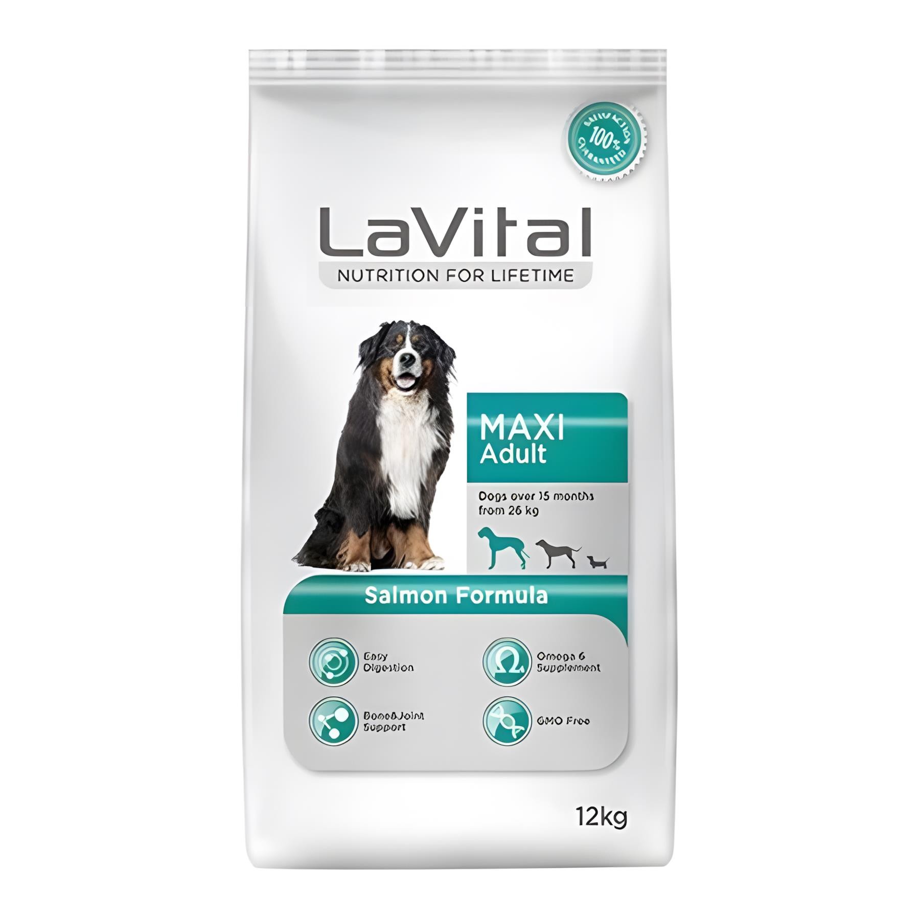 LaVital Somon Balıklı Büyük Irk Yetiskin Köpek Maması 12+3 Kg