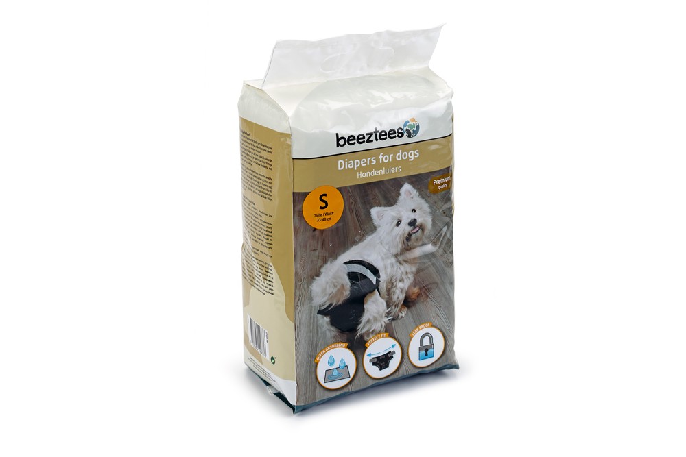 Beeztees Köpek Alt Bezi, Mükemmel Uyum, Kullan-At, Siyah, 20 Adet, S