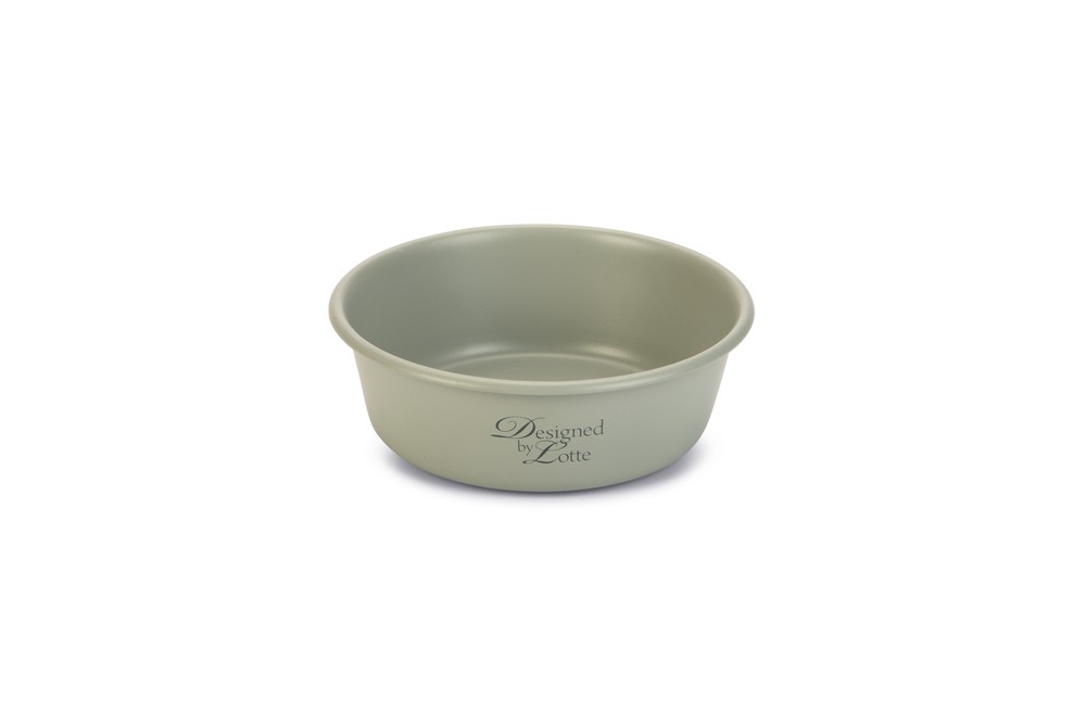 Beeztees DBL Köpek Mama Su Kabı, Mat Gri Paslanmaz Çelik, 13cm, 470ml