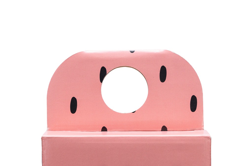 Beeztees Kedi Karton Tırmalama, Pembe, 45cm