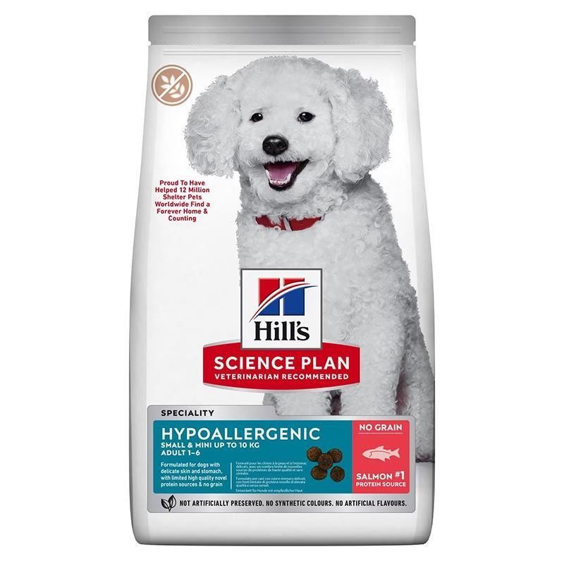 Hills Hipoalerjenik Küçük ve Mini Irk Somonlu Yetişkin Köpek Maması 1,5Kg