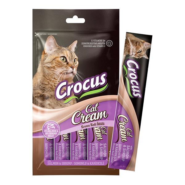 Crocus Somonlu Ve Karidesli Krema Kedi Ödülü 4x15gr