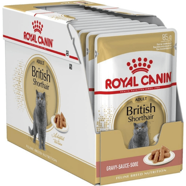 Royal Canin British Shorthair Adult Yetişkin Yaş Kedi Maması 85gr 12 Adet