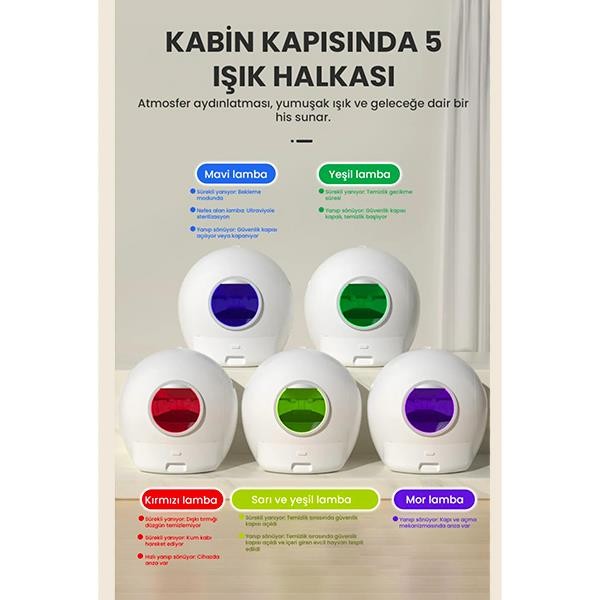 Electron WA001 Otomatik Akıllı Kedi Tuvaleti