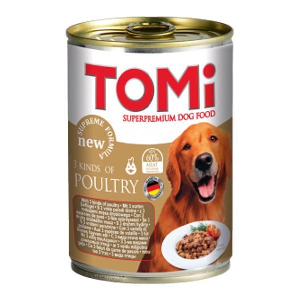 Tomi Karışık Konserve Yetişkin Köpek Maması 400gr 12lı