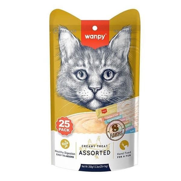 Wanpy Karışık Krema Kedi Ödülü 25x14gr