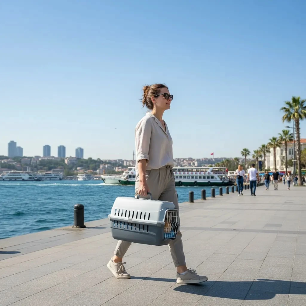 Moderna Roadrunner 2 Metal Kapılı Kedi Köpek Taşıma Çantası Gri