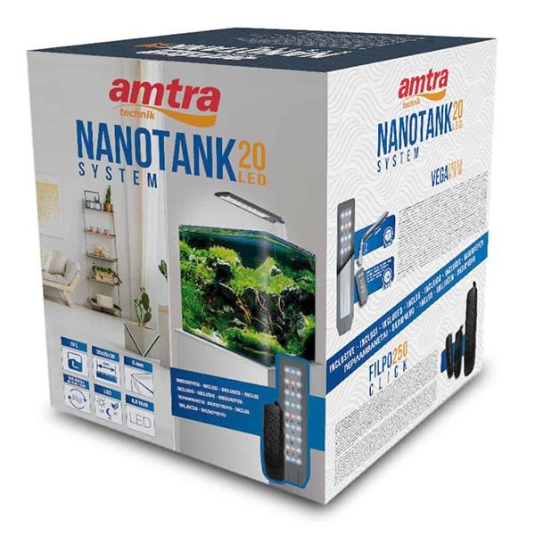 Amtra Nanotank Akvaryum 20 Set 25x25x30cm 18Lt