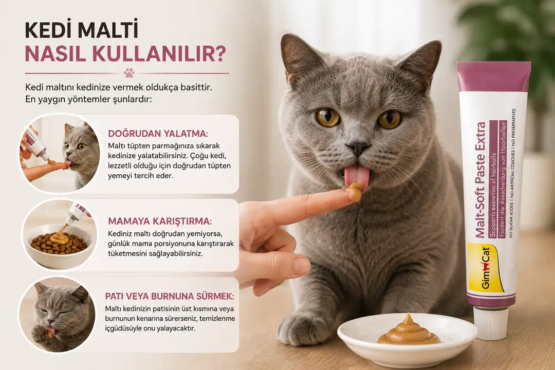 Kedi maltını kedinize vermek oldukça basittir.&nbsp;