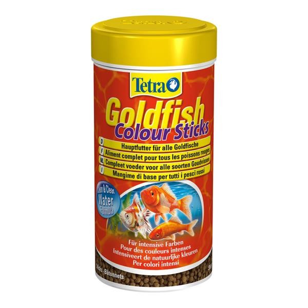 Tetra Goldfish Color Sticks 250ml - Japon Balığı Yemi