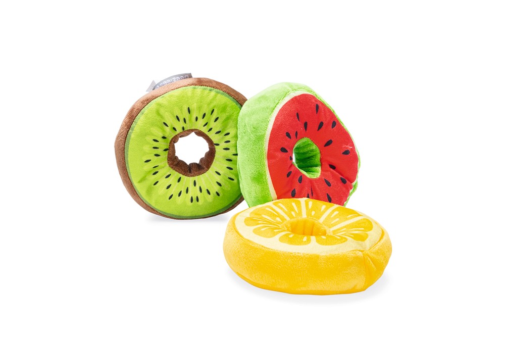 Beeztees Köpek Oyuncağı, Donut, Peluş, Çeşitli Renklerde, 12x12x5cm