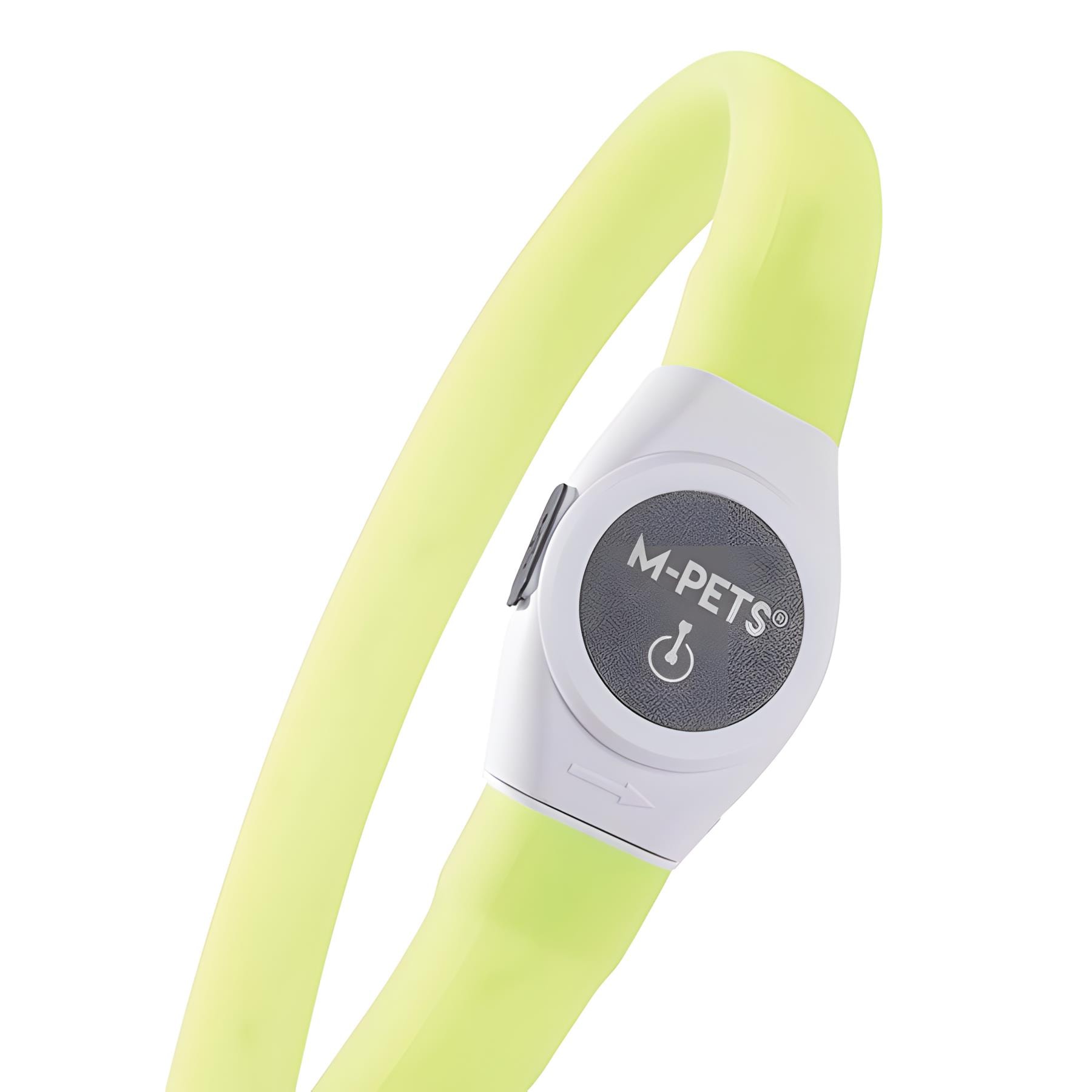 M-Pets Flash Ledli Boyun Tasması Neon Yeşil S