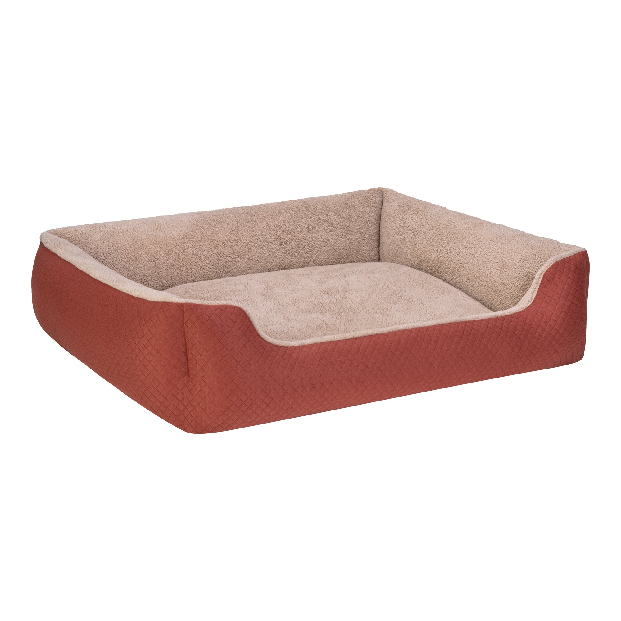 Pet Comfort Bravo Duo  Köpek Yatağı Tarçın/Bej XL 105x80cm