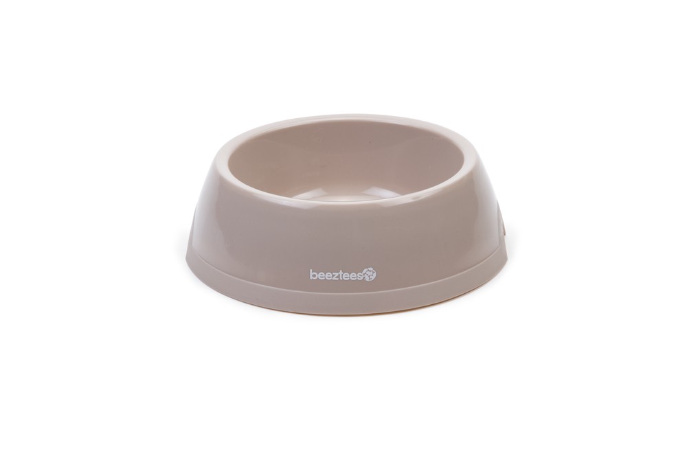 Beeztees Köpek Mama Su Kabı, Plastik, Bej, 600ml