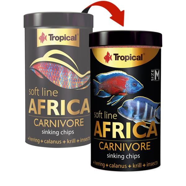 Tropical Soft Line Africa Carnivore Size M 250ml 130gr