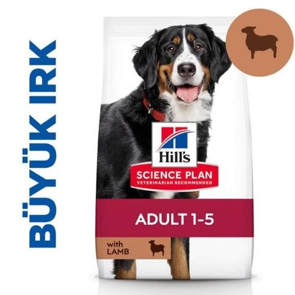 Hills Large Breed Adult Kuzu Etli Yetişkin Köpek Maması 12Kg+2Kg Bonus Paket