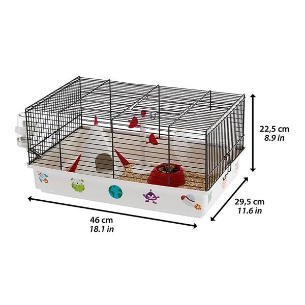 Ferplast Criceti 9 Hamster Kafesi Uzay Temalı