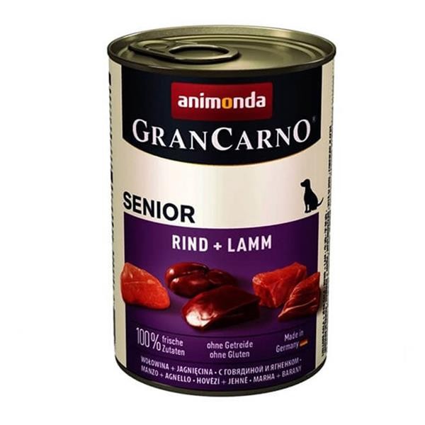 Animonda Gran Carno Sığır ve Kuzu Etli Yaşlı Köpek Konservesi 400gr 6 Al 5 Öde