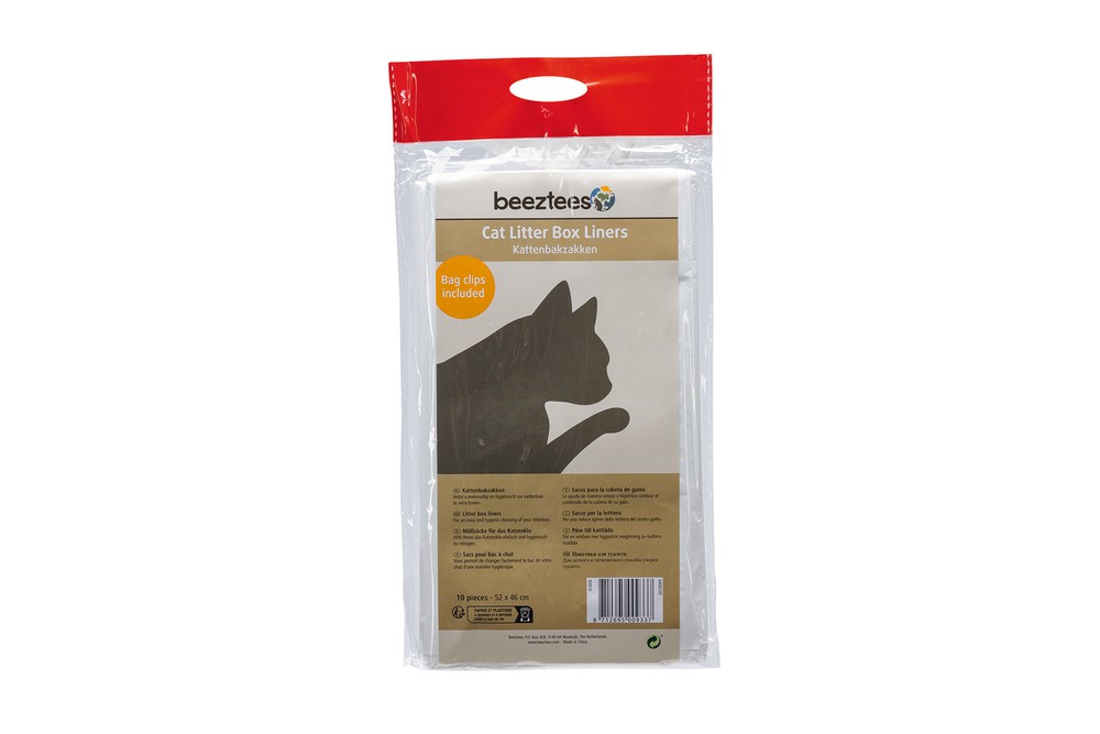 Beeztees Kedi Tuvaleti Poşeti, 10 Adet, 52x46cm