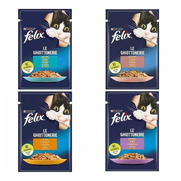 Felix Pouch Karışık Kedi Konservesi 85gr 26lı