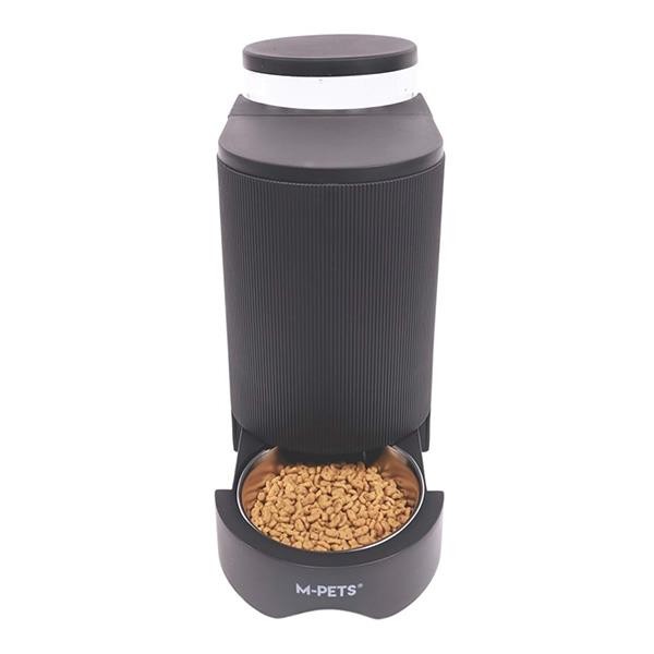 M-Pets Duplo Hazneli Kedi Köpek Mama ve Su Kabı Siyah 6Lt 2,65Kg