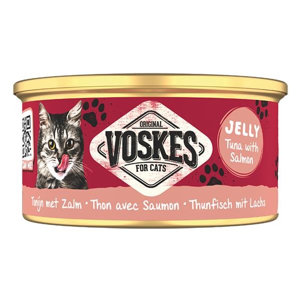 Voskes Ton Balığı ve Somon Balıklı Kedi Konservesi 85gr