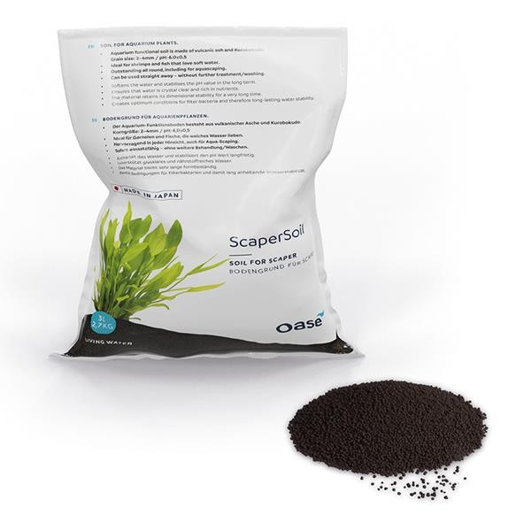 Oase ScaperLine Soil 3Lt Black Aktif Bitki Toprağı